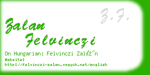 zalan felvinczi business card